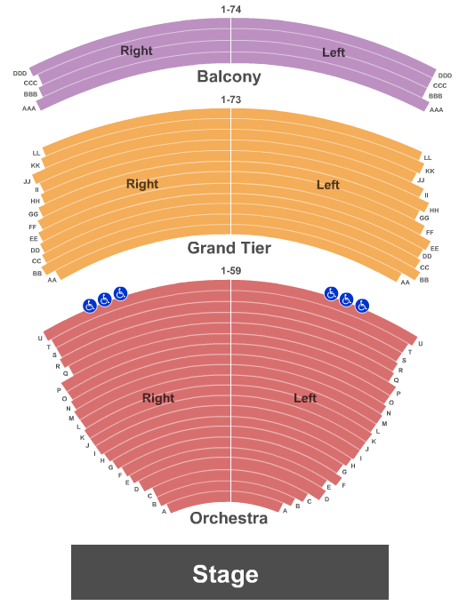 Koger Center For The Arts Les Miserables Seating Chart